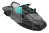 Skútr vodní Sea-Doo GTR STD 3-up 230hp černo-modrý