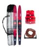 Párové vodní lyže jobe Allegre 67" Combo Skis Red v setu I.